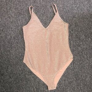Cotton On Bodysuit, Blush One-Piece, Sparkly